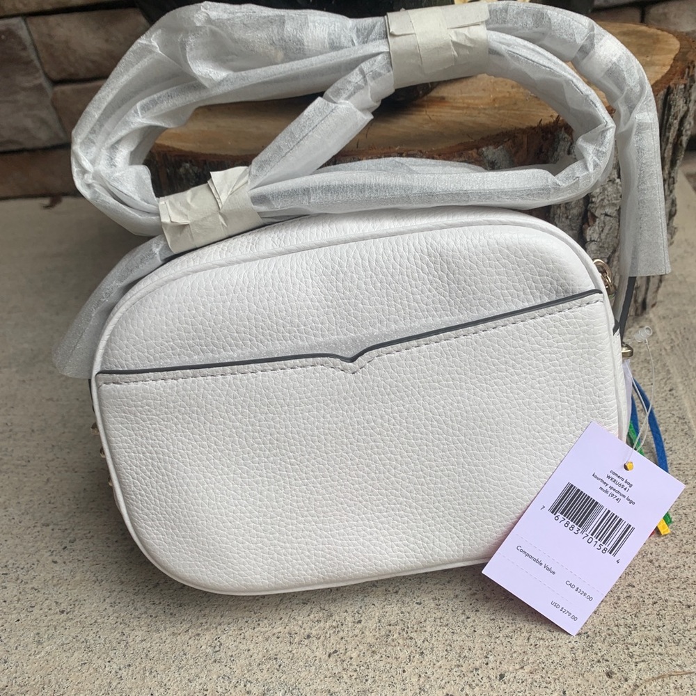 Authentic Kate Spade pebbled leather 🌈logo zip crossbody - Picture 5 of 16